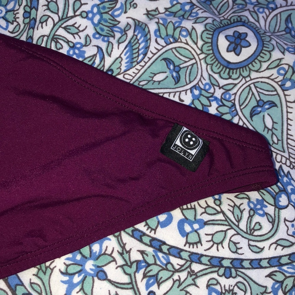 Maroon Jolyn Bikini Bottoms (BRAND NEW)